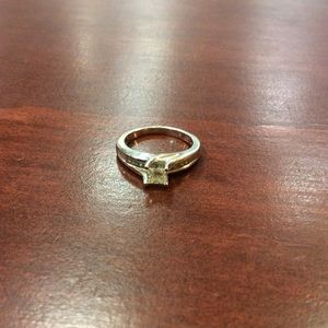 Princess Diamond 14k White Gold Ring